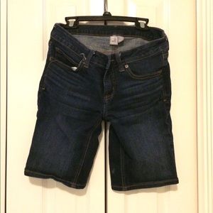 Modest Dark Blue Jean Shorts